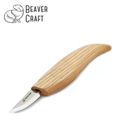 BEAVERCRAFT - BeaverCraft C3 Ahşap Oyma Bıçağı – Kısa Sloyd