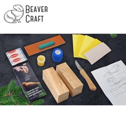 BeaverCraft DIY01 Ahşap Kuş Figürü Oyma Hobi Seti - 5