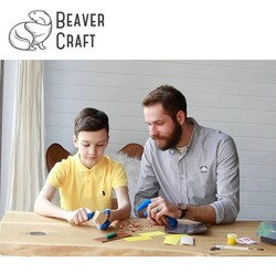 BeaverCraft DIY01 Ahşap Kuş Figürü Oyma Hobi Seti - 7