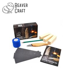 BeaverCraft DIY03 Ahşap Sihirbaz Figürü Oyma Hobi Seti - 2