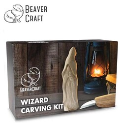 BeaverCraft DIY03 Ahşap Sihirbaz Figürü Oyma Hobi Seti - 4