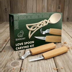 BeaverCraft DIY04 Kelt Kaşık Oyma Başlangıç Seti - 6