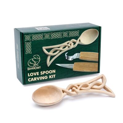 BeaverCraft DIY04 Kelt Kaşık Oyma Başlangıç Seti - 1
