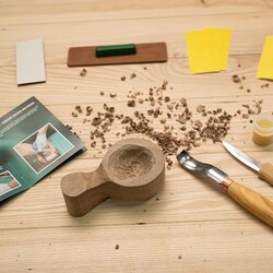 BeaverCraft DIY07 Ceviz Ağacından Kuksa Oyma Seti - 4