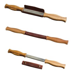BeaverCraft DK1S Meşe Saplı Deri Kılıflı Soyma Bıçağı - 7