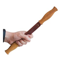BeaverCraft DK1S Meşe Saplı Deri Kılıflı Soyma Bıçağı - 5