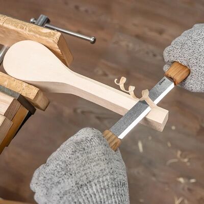 BeaverCraft DK2S Deri Kılıflı Soyma Bıçağı - 6