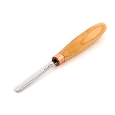 BeaverCraft K8/08 Kompakt Düz Oluklu Ahşap Oyma Iskarpelası, Sweep #8, 8 mm - 1