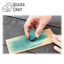 BeaverCraft LS2P1 Deri Bileme Kayışı ve Parlatma Macunu Seti, 2 Parça - 3