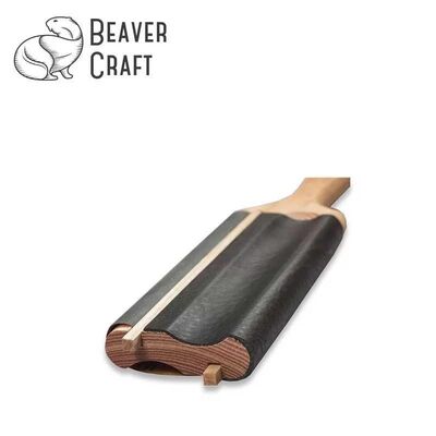 BeaverCraft LS5P1 Kanca Bıçaklar ve Bükülmüş Iskarpelalar için Bileme ve Kılağı Alma Kılavuzu Seti, 4 Parça