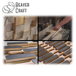 BeaverCraft LS6P1 Çift Yüzeyli Deri Masat ve Parlatma Macunu Seti, 2 Parça - 4