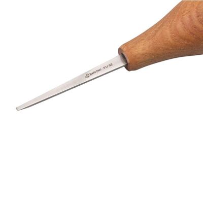 BeaverCraft P1/02 Avuç İçi Düz Oluklu Ahşap Oyma Iskarpelası, Sweep #1, 2 mm - 2