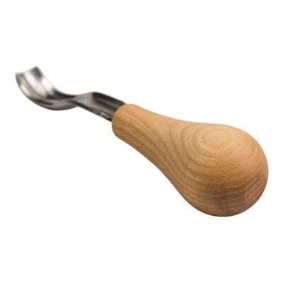 BeaverCraft P8A/14 Avuç İçi Kısa Eğri Oluklu Ahşap Oyma Iskarpelası, 14 mm - 5