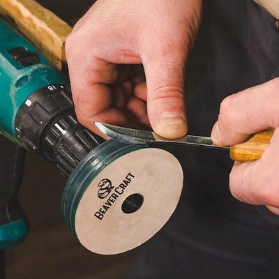 BeaverCraft PW1 Deri Parlatma ve Bileme Tekerleği, 76 mm - 4