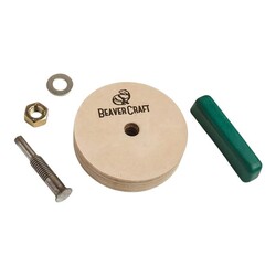 BeaverCraft PW1 Deri Parlatma ve Bileme Tekerleği, 76 mm - 2