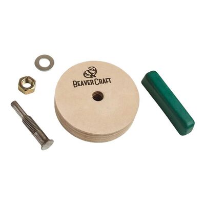 BeaverCraft PW1 Deri Parlatma ve Bileme Tekerleği, 76 mm - 2