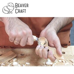 BeaverCraft S02 Ahşap Kuksa Kaşık Oyma Bıçağı Seti, 4 Parça - 3