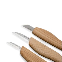 BeaverCraft S12 Ahşap Oyma Bıçak Seti, 3 Parça - 2