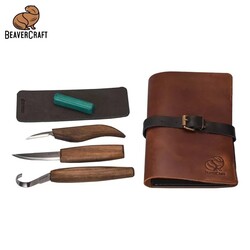 BEAVERCRAFT - BeaverCraft S13X Premium Ceviz Saplı Ahşap Kaşık Oyma Seti, 6 Parça BEAVERCRAFT - BeaverCraft S13X Premium Ceviz Saplı Ahşap Kaşık Oyma Seti, 6 Parça