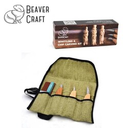 BeaverCraft S15 Çip Oyma ve Yontma Bıçağı Seti, 6 Parça - 2