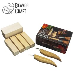 BEAVERCRAFT - BeaverCraft S16 Çip Oyma ve Yontma Bıçağı Seti, 7 Parça