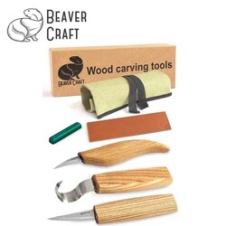 BeaverCraft S17 Ahşap Oyma Bıçağı Seti, 6 Parça - 3