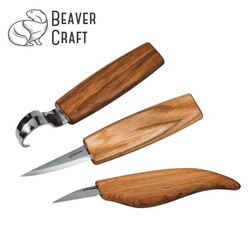 BeaverCraft S17 Ahşap Oyma Bıçağı Seti, 6 Parça - 4