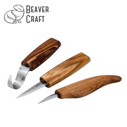 BeaverCraft S17 Ahşap Oyma Bıçağı Seti, 6 Parça - 5