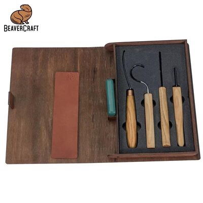 BeaverCraft S43 Profesyonel Kaşık ve Kuksa Oyma Seti, 7 Parça