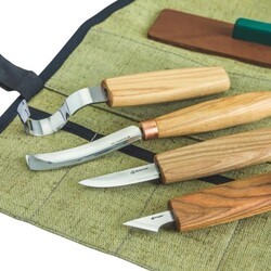 BeaverCraft S49 Kaşık Oyma ve Detay Oyma El Aletleri Seti, 4 Parça - 4