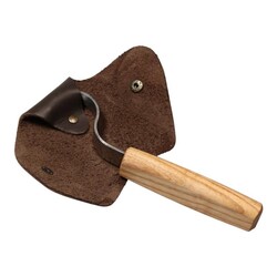 BeaverCraft SK1S-Oak Deri Kılıflı Kaşık Oyma Bıçağı - 3