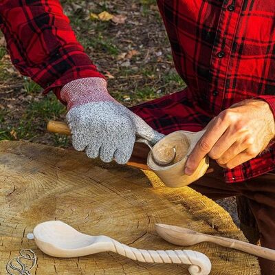 BeaverCraft SK2-Oak Meşe Saplı Kaşık Oyma Bıçağı, 30mm - 2