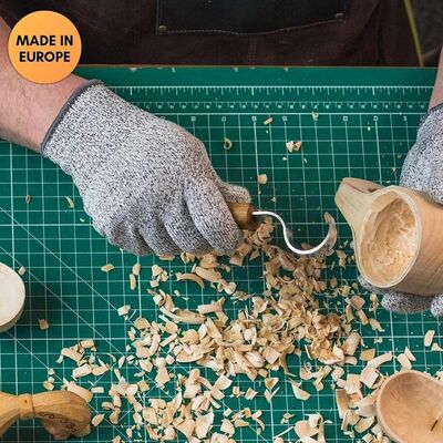 BeaverCraft SK2-Oak Meşe Saplı Kaşık Oyma Bıçağı, 30mm - 4