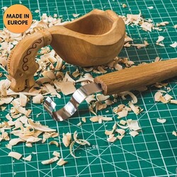 BeaverCraft SK2-Oak Meşe Saplı Kaşık Oyma Bıçağı, 30mm - 6