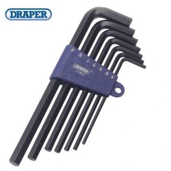 DRAPER 66446 Imperial Long Arm Hex Key Set, 7 Pcs