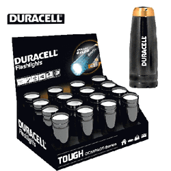 Duracell - DURACELL TOUGH CMP-1 Flashlight on Display Stand, 16 Pcs