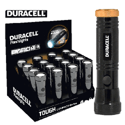 Duracell - DURACELL TOUGH CMP-3 Flashlight on Display Stand, 16 Pcs