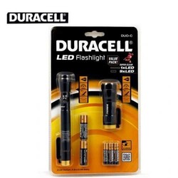 Duracell - DURACELL TOUGH DUO-C Flashlight Set