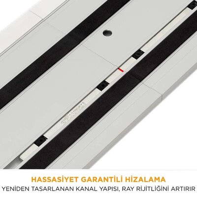 Evolution 004-0001 ST1400 1.4m Track (700mm x2) with Connectors - 10