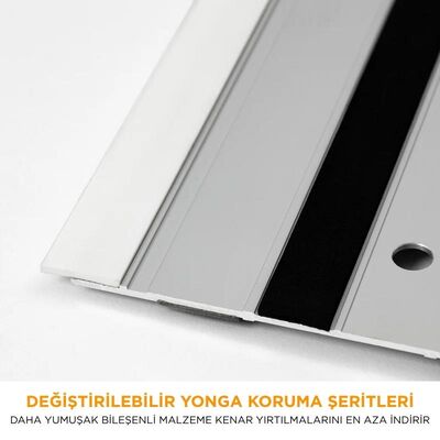 Evolution 004-0001 ST1400 Daire Testereler için Kılavuz Rayı, 2 x 700mm