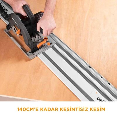 Evolution 004-0001 ST1400 Daire Testereler için Kılavuz Rayı, 2 x 700mm - 3