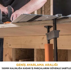 Evolution 004-0001 ST1400 Daire Testereler için Kılavuz Rayı, 2 x 700mm - 13