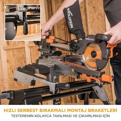 Evolution 005-0001 Mitre Saw Stand With Universal Fittings