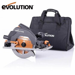 EVOLUTION - Evolution 027-0003A R185CCSX+ Circular Saw with TCT Multi-Material Cutting Blade, 185mm