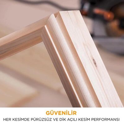 Evolution 027-0003C R185CCS Circular Saw with TCT Multi-Material Cutting Blade, 185mm