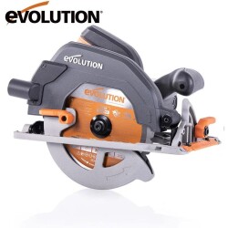 Evolution 027-0003C R185CCS Circular Saw with TCT Multi-Material Cutting Blade, 185mm