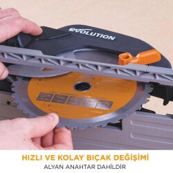 Evolution 027-0003C R185CCS Daire Testere, 185mm - 8