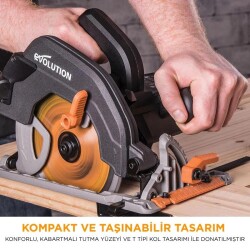 Evolution 027-0003C R185CCS Daire Testere, 185mm - 12