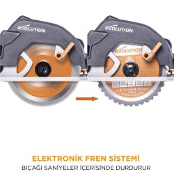 Evolution 027-0003C R185CCS Daire Testere, 185mm - 17