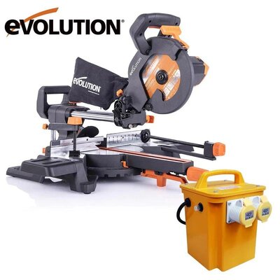 Evolution 048-0003A R210SMS+ Kızaklı Gönye Kesme Makinesi, 210mm 